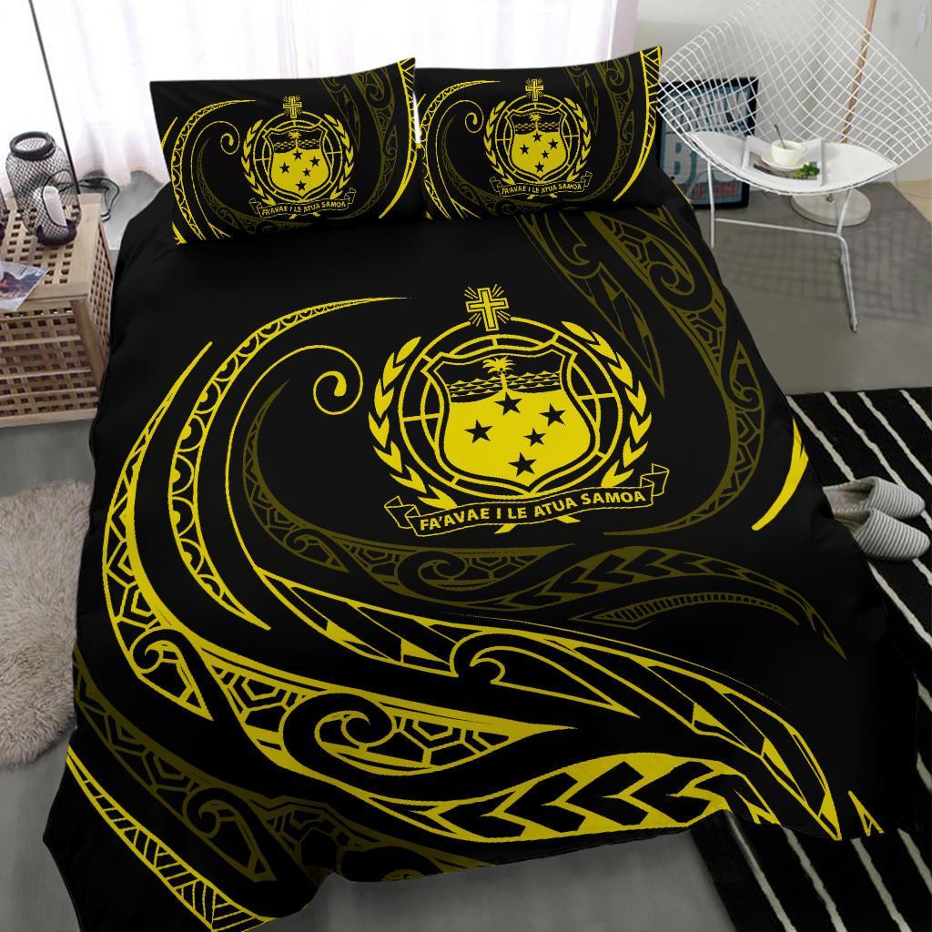 Samoa Bedding Set - Yellow - Frida Style - Polynesian Pride