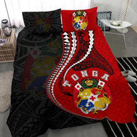 Polynesian Bedding Set - Tonga Duvet Cover Set Kanaloa Tatau Gen TO (Black) - Polynesian Pride