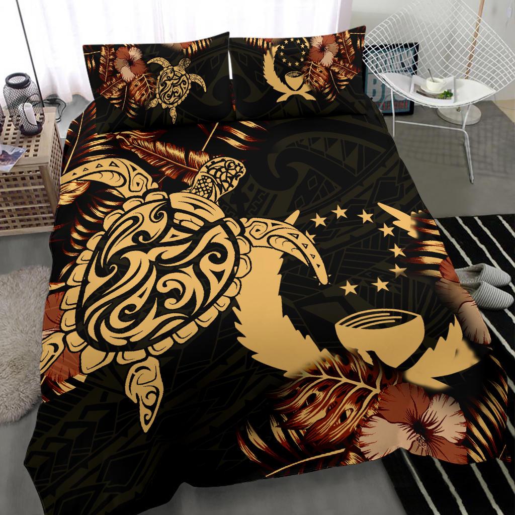 Polynesian Duvet Cover Set - Pohnpei Duvet Cover Set Turtle Lucky - Polynesian Pride