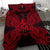 Polynesian Bedding Set - Vanuatu Duvet Cover Set Map Red - Polynesian Pride