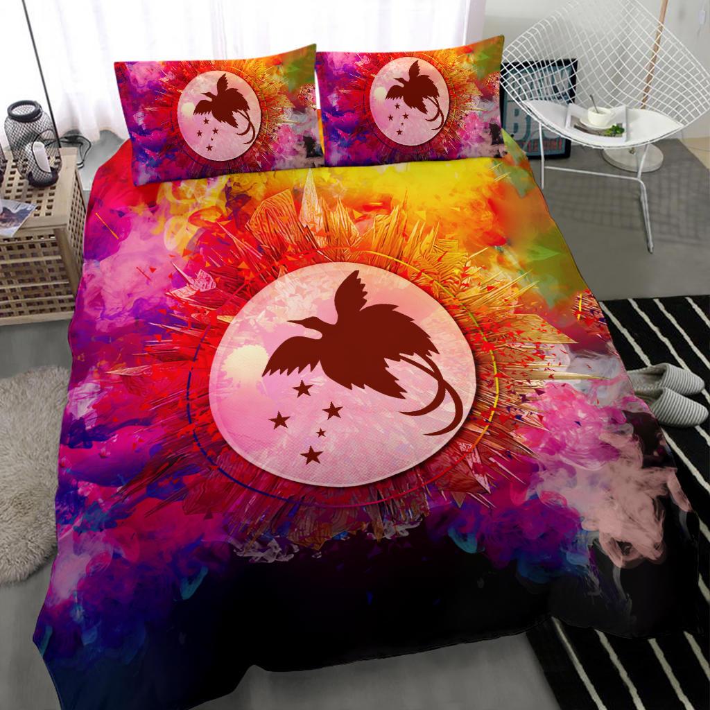 Polynesian Bedding Set Papua New Guinea Duvet Cover Set Bright Style - Polynesian Pride