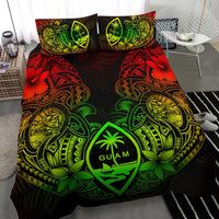 Polynesian Bedding Set - Guam Duvet Cover Sets - Reggae Turtle Homeland Notext - Polynesian Pride