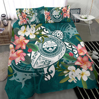 FSM Polynesian Bedding Set - Turtle with Plumeria - Polynesian Pride