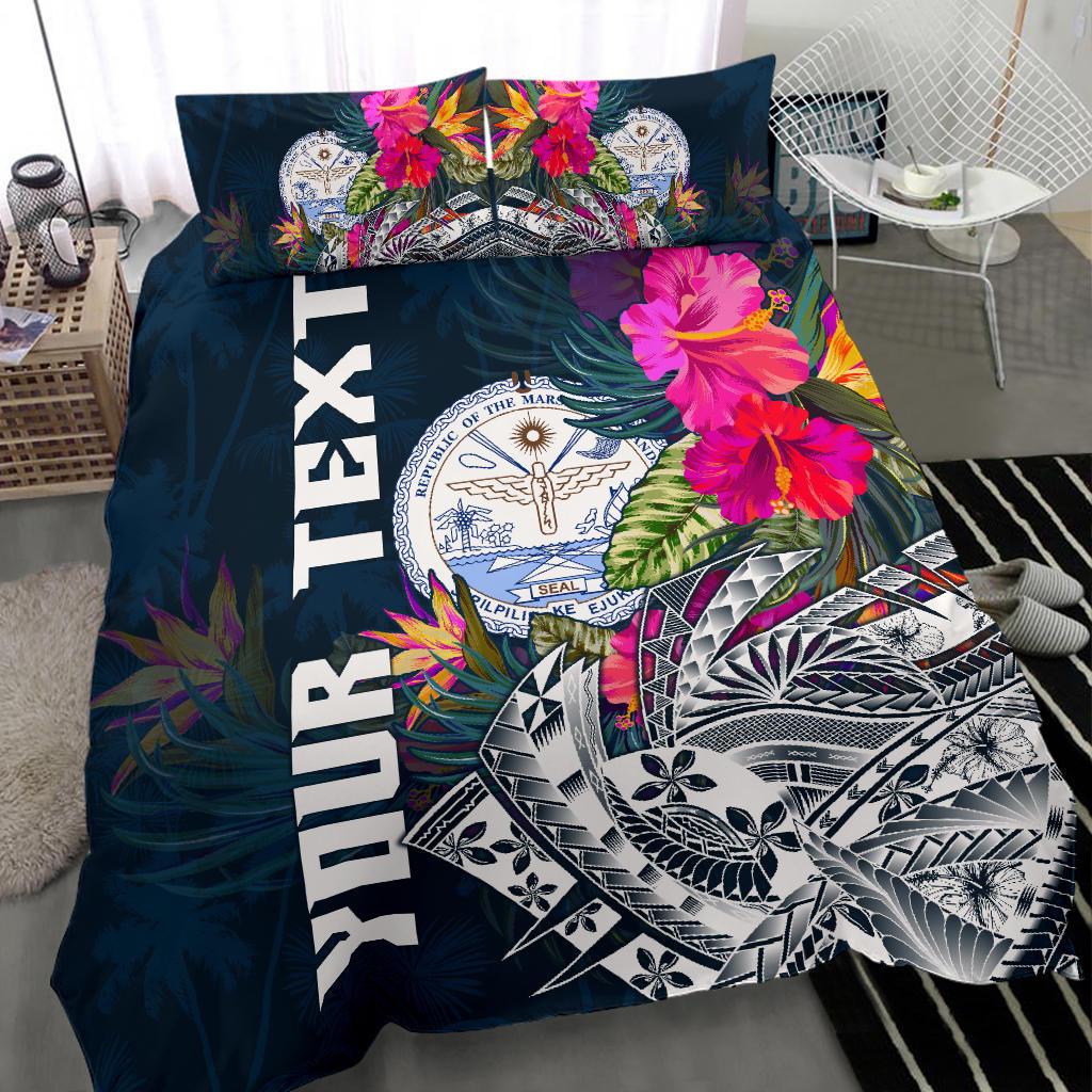 Marshall Island Custom Personalised Bedding Set - Summer Vibes - Polynesian Pride