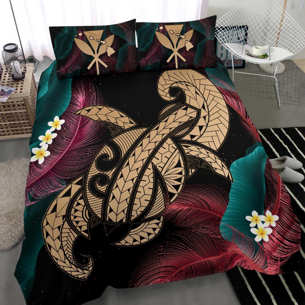 Hawaii Turtle Polynesian Tropical Bedding Set - Ghia Style Gold - Polynesian Pride