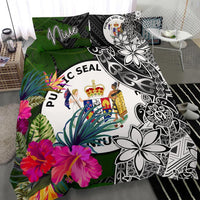 Niue Bedding Set - Turtle Plumeria Banana Leaf - Polynesian Pride