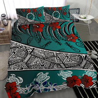 Cook Islands Bedding Set - Lizard And Turtle Green - Polynesian Pride