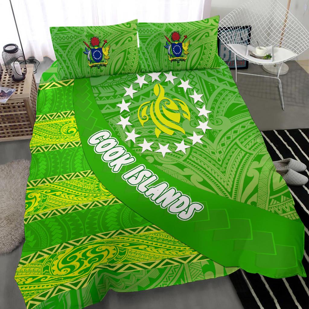 Cook Islands Bedding Set Polynesian Victorian Vibes - Polynesian Pride