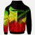 Vanuatu Hoodie Reggage Color Symmetry Style - Polynesian Pride