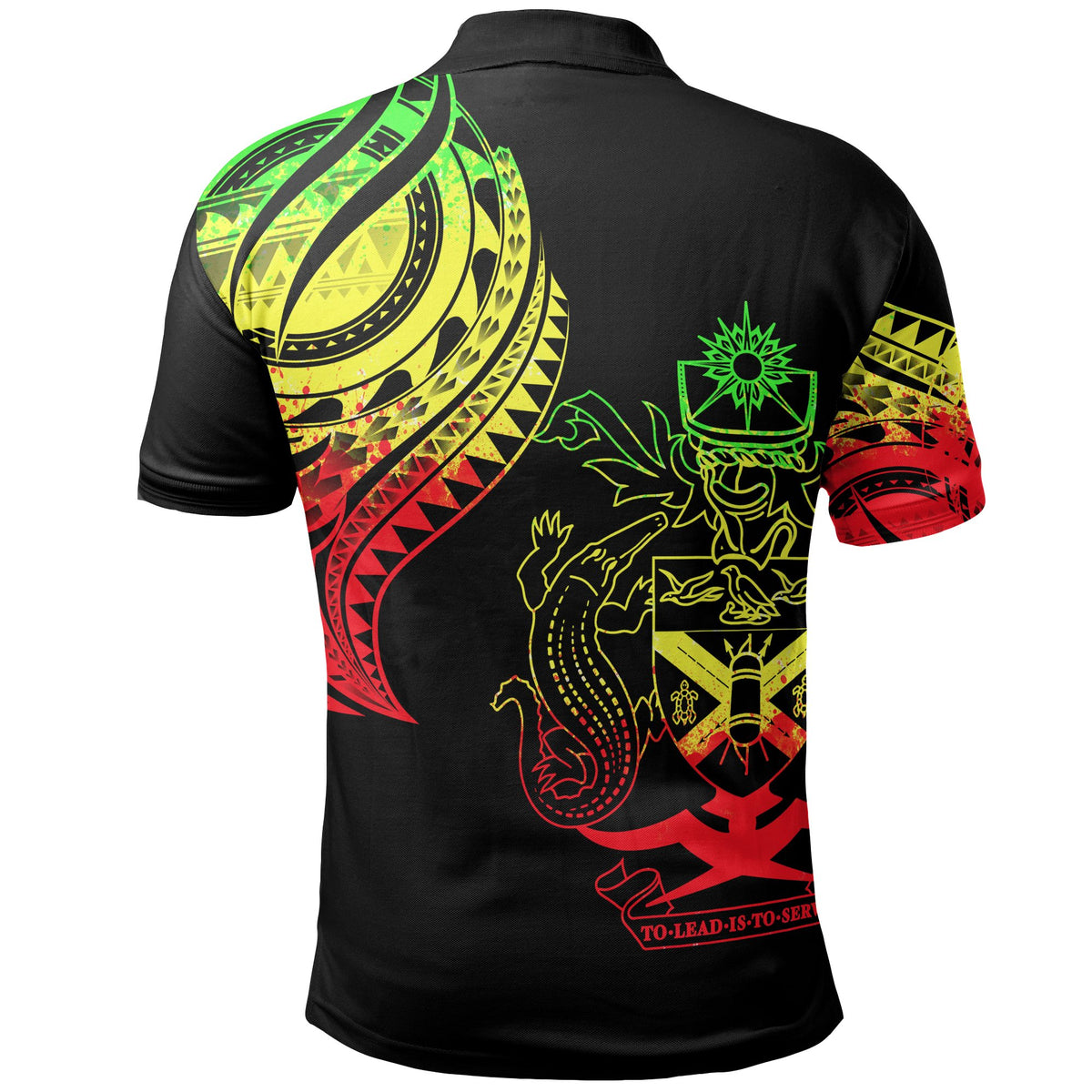 Solomon Islands Custom Polo Shirt Solomon Islands Tatau Reggae Patterns - Polynesian Pride
