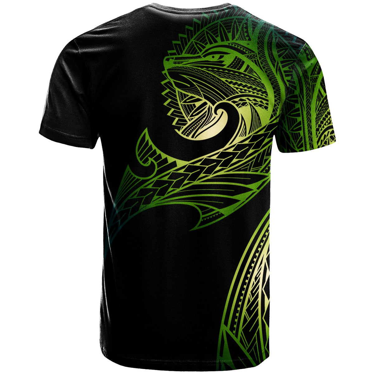 Cook Islands T Shirt Leader Wolf Is You Gradient Color - Polynesian Pride