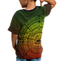 American Samoa Polynesian T Shirt Polynesian Circle (Reggae) - Polynesian Pride