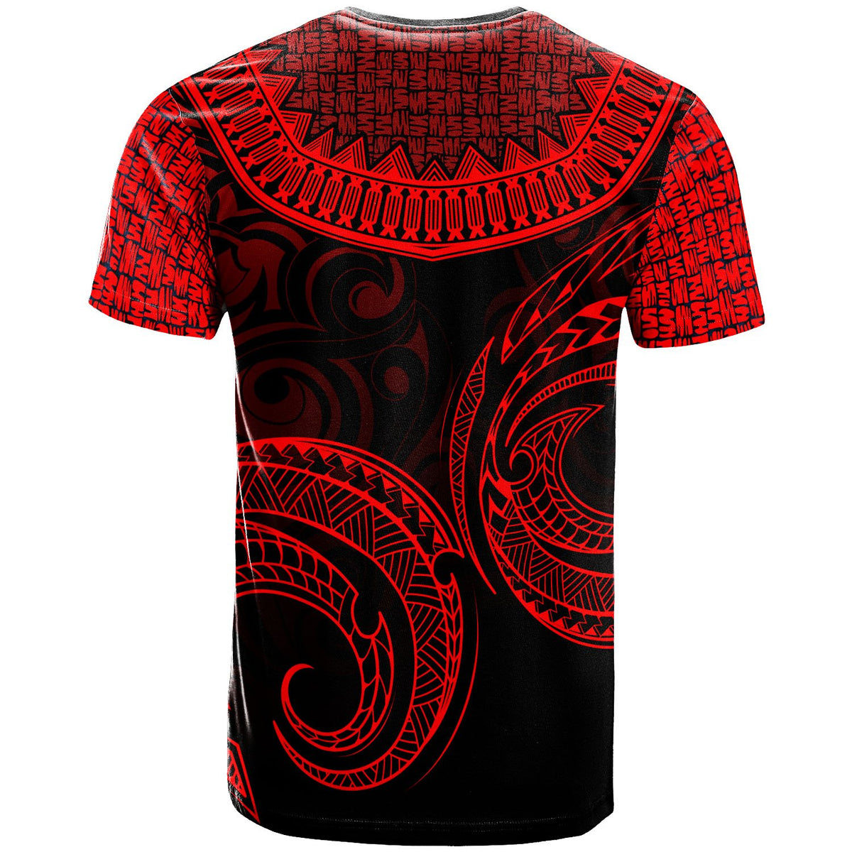 Marshall IslandsT Shirt Unique Serrated Texture Red - Polynesian Pride