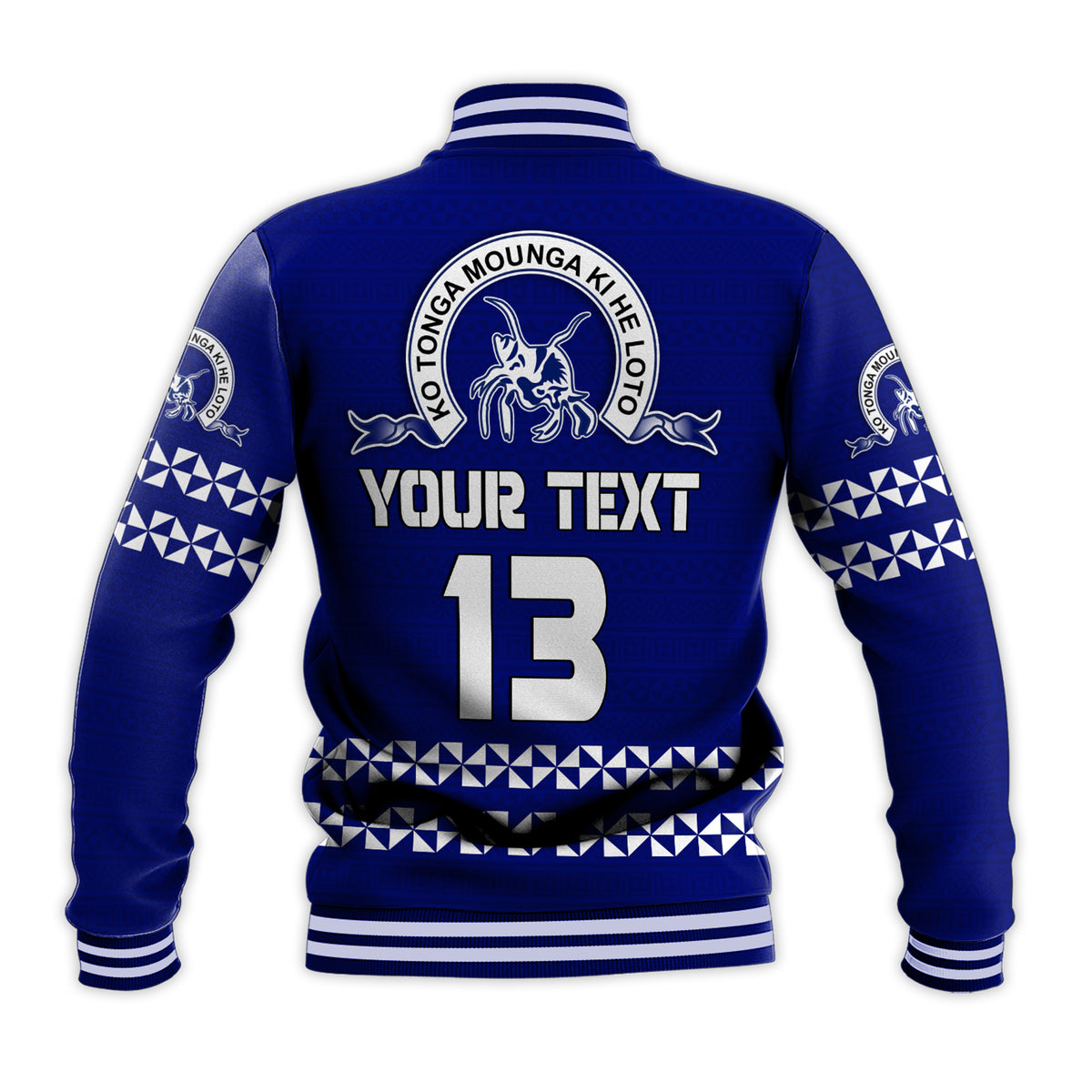 (Custom Text and Number) Tonga Tupou College Toloa Baseball Jacket 156 Years Anniversary Tongan Ngatu LT13 - Polynesian Pride