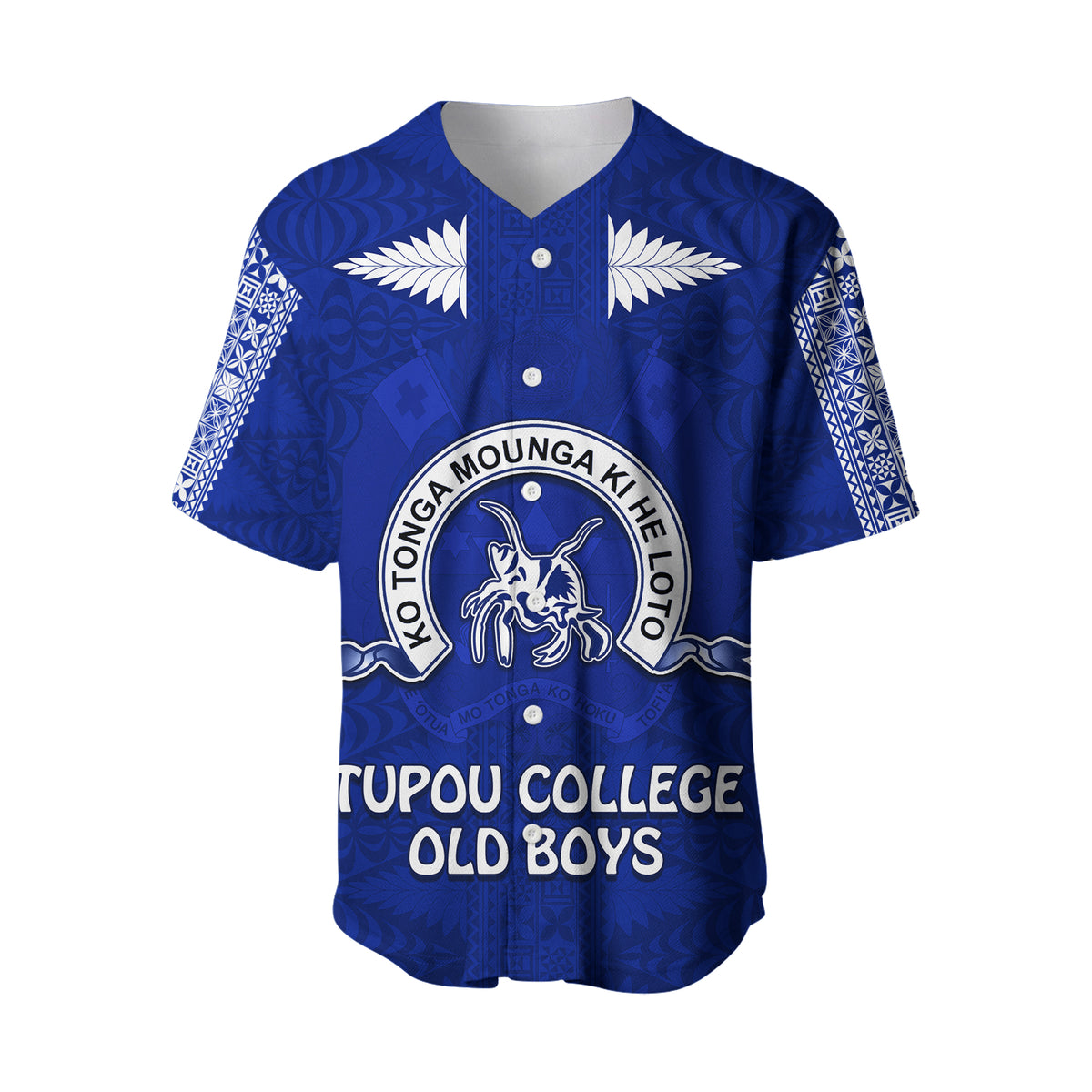Tupou College Baseball Jersey Always Proud of Old Boys Toloa LT13 - Polynesian Pride
