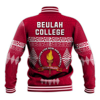 Beulah College Baseball Jacket Ngatu Pattern Tonga LT13 - Polynesian Pride