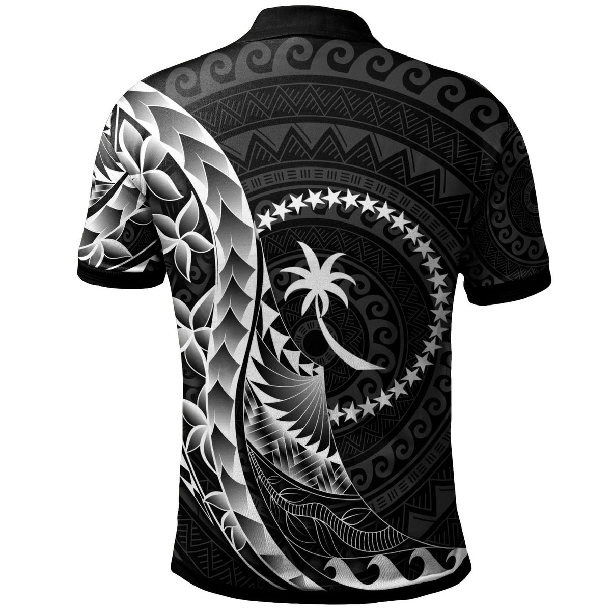Chuuk Polo Shirt Polynesian Pattern Style - Polynesian Pride