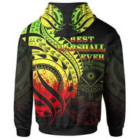 Marshall Islands Zip Hoodie Reggae Polynesian Patterns Best Marshall Islands Ever - Polynesian Pride