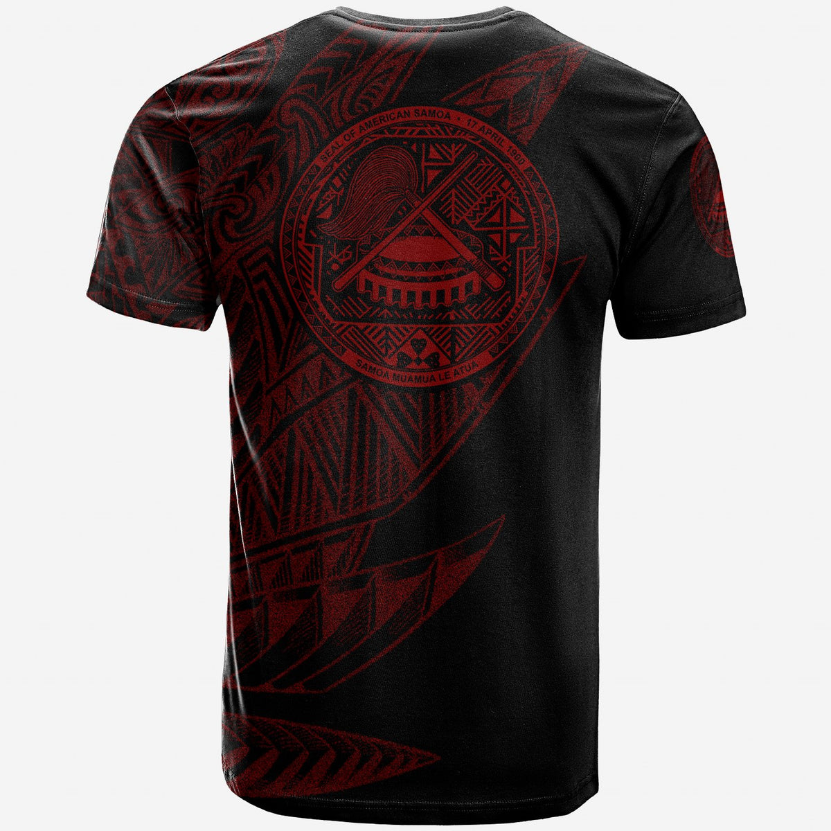 American Samoa T Shirt Legends Are Born In Red Color - Polynesian Pride