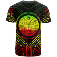 Marshall T Shirt Marshall Seal Tribal Reggae Color Patterns - Polynesian Pride