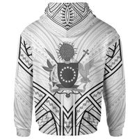 Cook Islands Zip Hoodie Cook Islands Seal Tribal Patterns - Polynesian Pride
