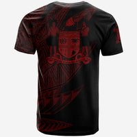 Fiji T Shirt Legends Are Born In Red Color - Polynesian Pride
