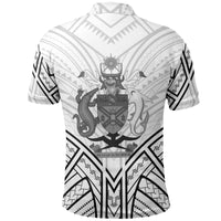 Solomon Islands Polo Shirt Melanesian Seal Tribal Patterns - Polynesian Pride