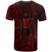 Chuuk State T Shirt Seal of Chuuk State Polynesian Red Patterns - Polynesian Pride