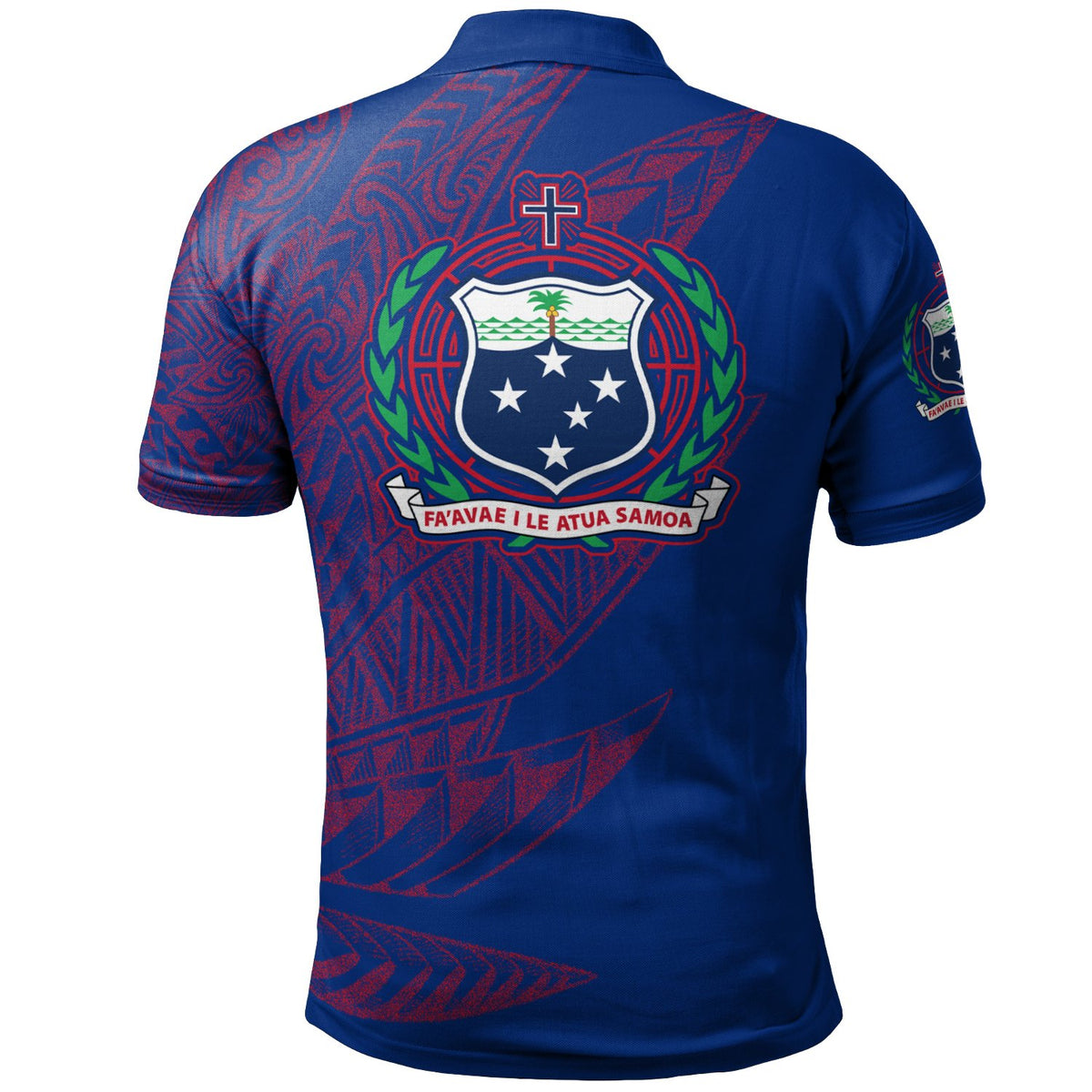 Samoa Polo Shirt Legends Are Born In Flag Color - Polynesian Pride