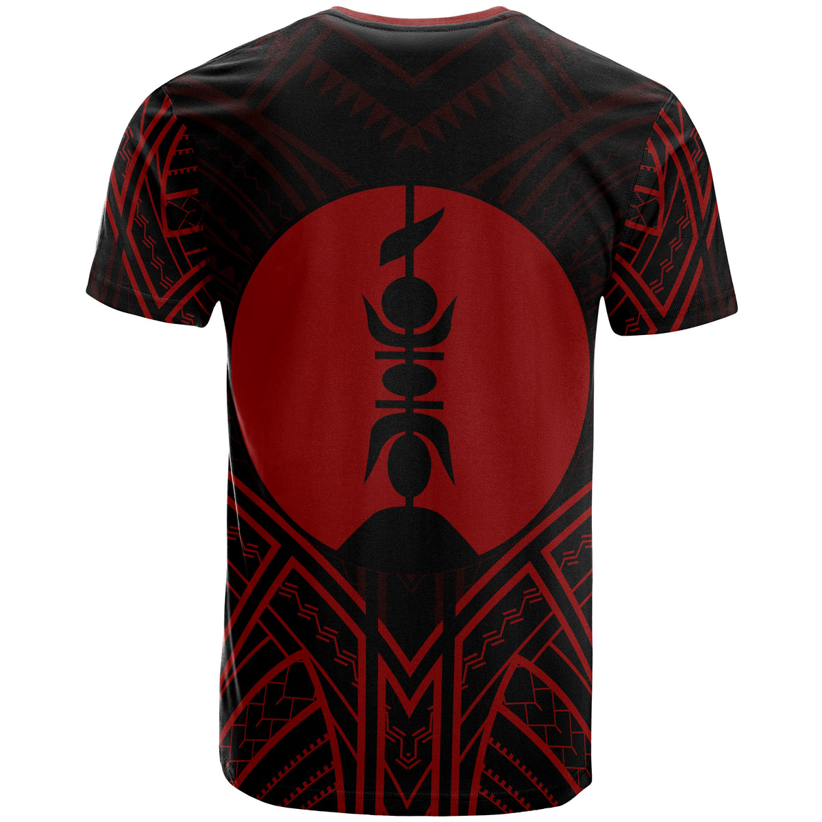 New Caledonia T Shirt New Caledonia Seal Tribal Red Color - Polynesian Pride
