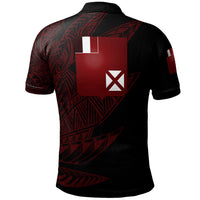 Wallis and Futuna Polo Shirt Legends Are Born In Red Color - Polynesian Pride