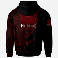 Papua New Guinea Hoodie Legends Are Born In Red Color - Polynesian Pride