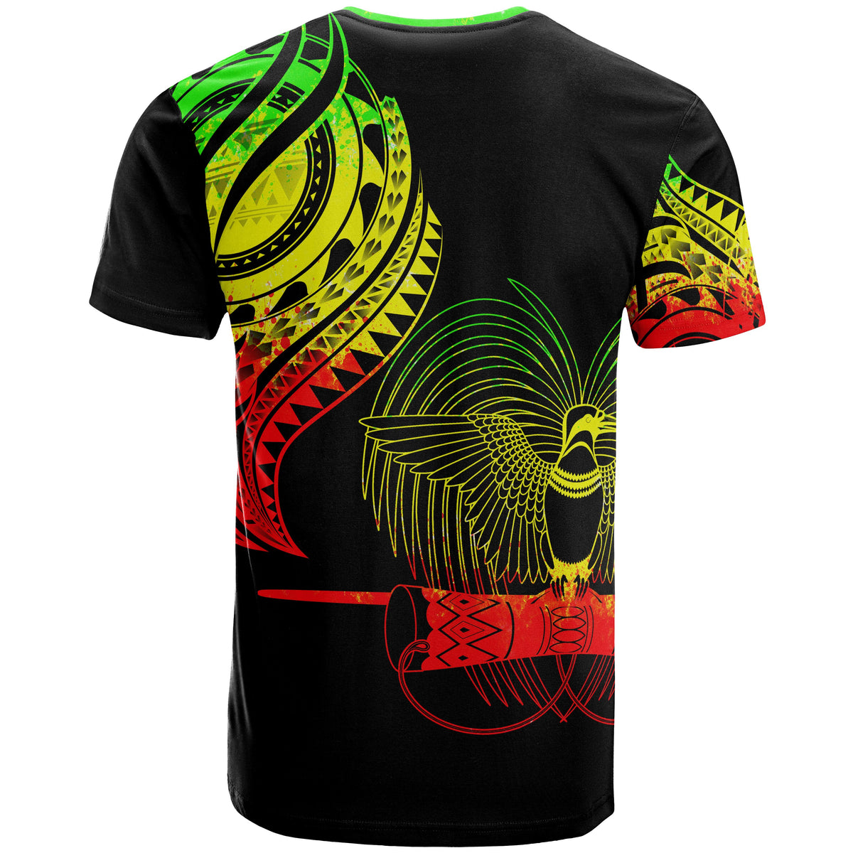 Papua New Guinea T Shirt Papua New Guinea Tatau Reggae Patterns - Polynesian Pride