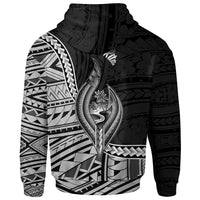 Guam Hoodie Santa Rita Seal of Guam Polynesian Patterns - Polynesian Pride