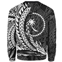 Chuuk Sweatshirt - Wings Style White Color - Polynesian Pride