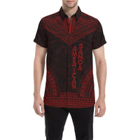 American Samoa Polynesian Chief Shirt - Red Version - Polynesian Pride