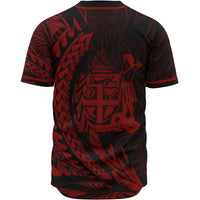 Fiji Baseball Shirt - Red Wings Style - Polynesian Pride