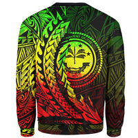 Federated States of Micronesia Sweatshirt - Wings Style Reggae Color - Polynesian Pride