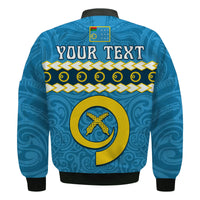 (Custom Personalised) Sanma Province Bomber Jacket Vanuatu Pig Tusk Polynesian Flag Style LT14 - Polynesian Pride