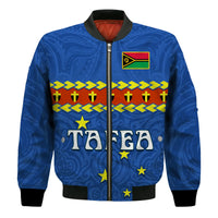 (Custom Personalised) Tafea Province Bomber Jacket Vanuatu Pig Tusk Polynesian Flag Style LT14 - Polynesian Pride
