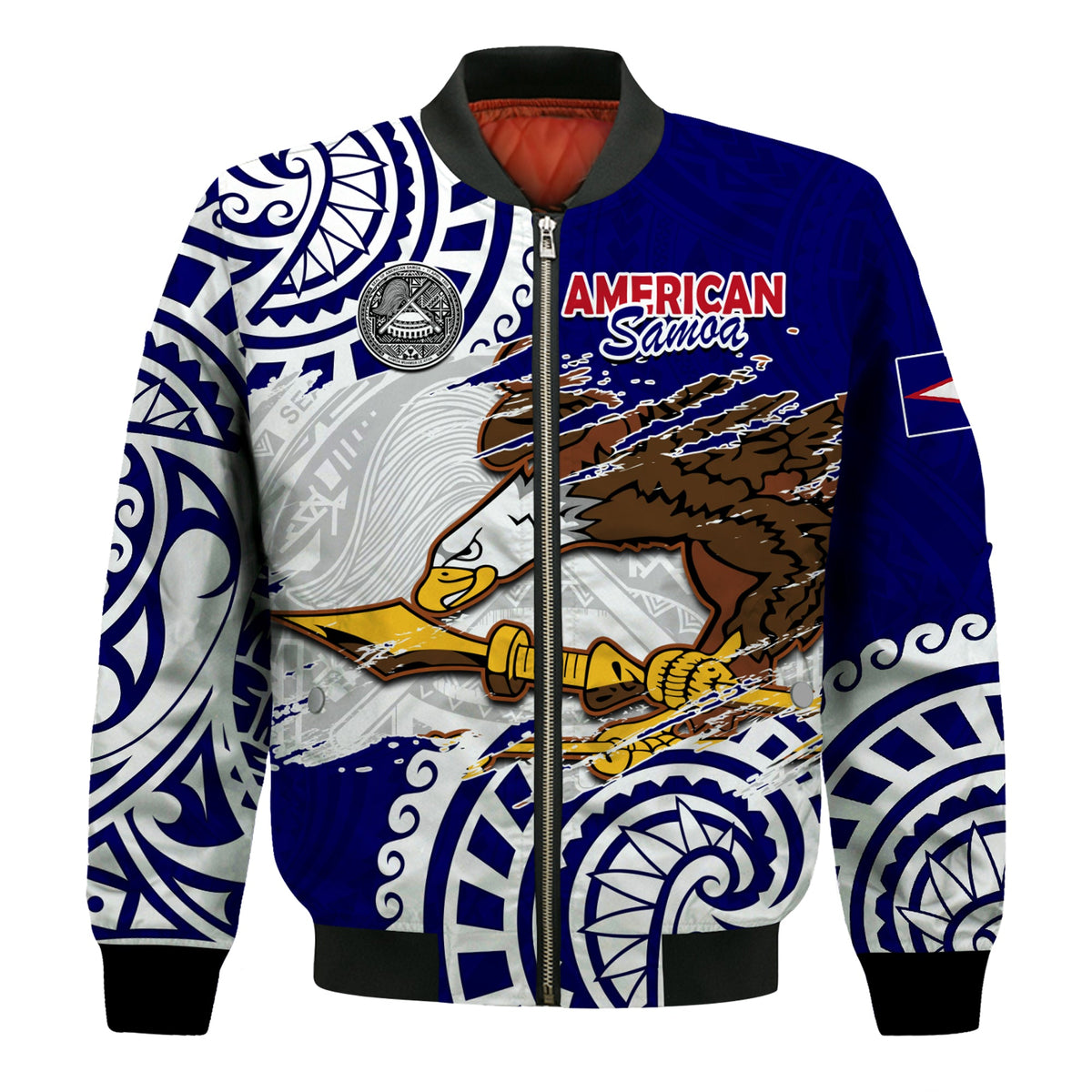 American Samoa Independence Day Bomber Jacket Polynesian Special Version LT14 - Polynesian Pride