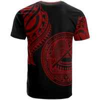 American Samoa T Shirt American Samoan Tatau Red Patterns - Polynesian Pride