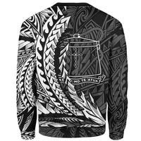 Tokelau Sweatshirt - Wings Style White Color - Polynesian Pride