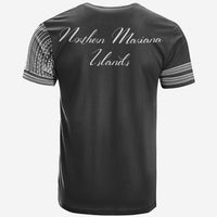 Northern Mariana Islands T Shirt Grey Color Simple Style - Polynesian Pride