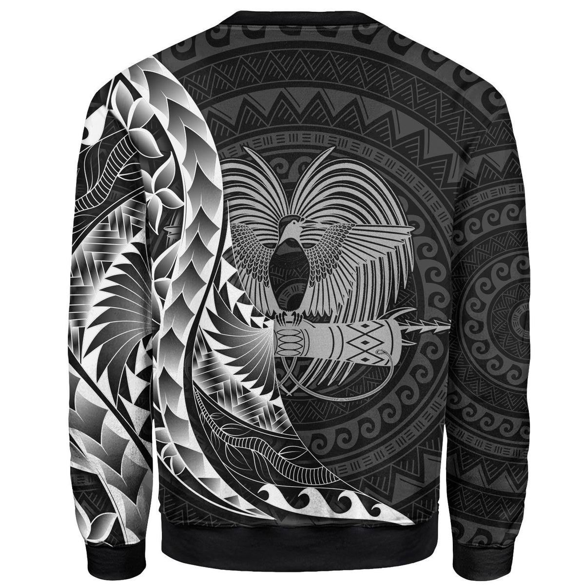 Papua New Guinea Sweatshirt - Custom Personalised Polynesian Pattern Style - Polynesian Pride