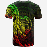 Palau T Shirt Polynesian Pattern Style Reggae Color - Polynesian Pride