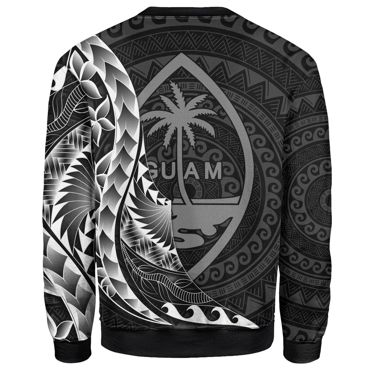 Guam Sweatshirt - Custom Personalised Polynesian Pattern Style - Polynesian Pride