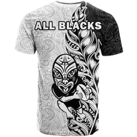 New Zealand Maori All Black Rugby T Shirt LT2 - Polynesian Pride