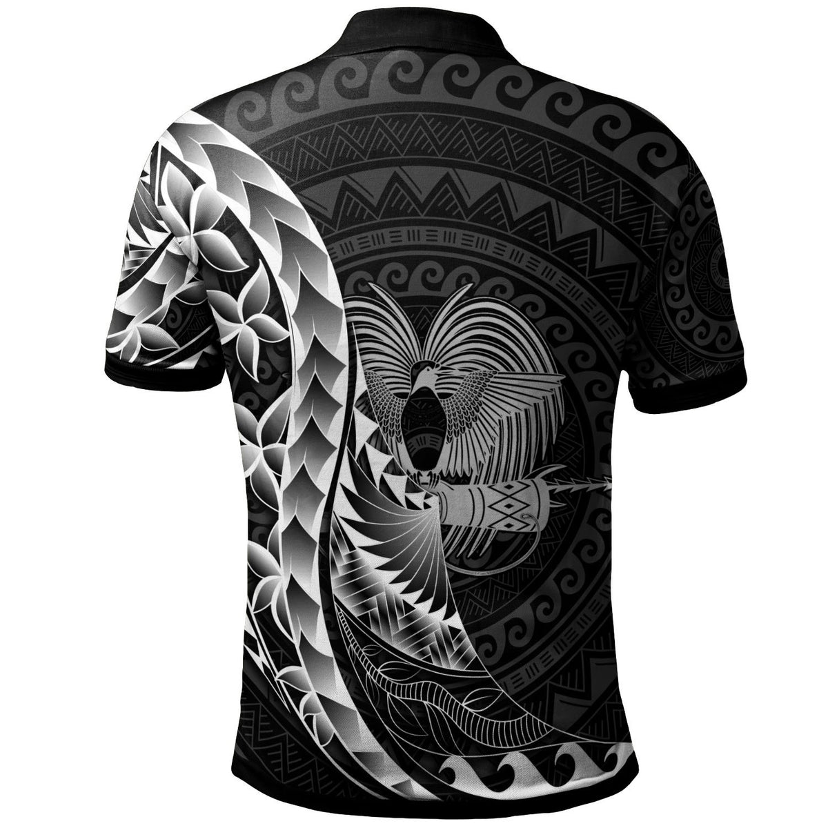 Papua New Guinea Polo Shirt Polynesian Pattern Style - Polynesian Pride