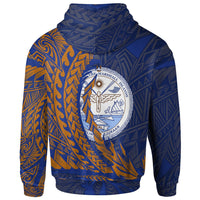 Marshall Islands Hoodie Kili Wings Style - Polynesian Pride